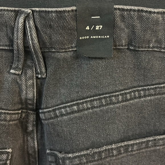 BNWT Good American WIDE LEG SOLUTION JEANS size 4/27 - Picture 8 of 9